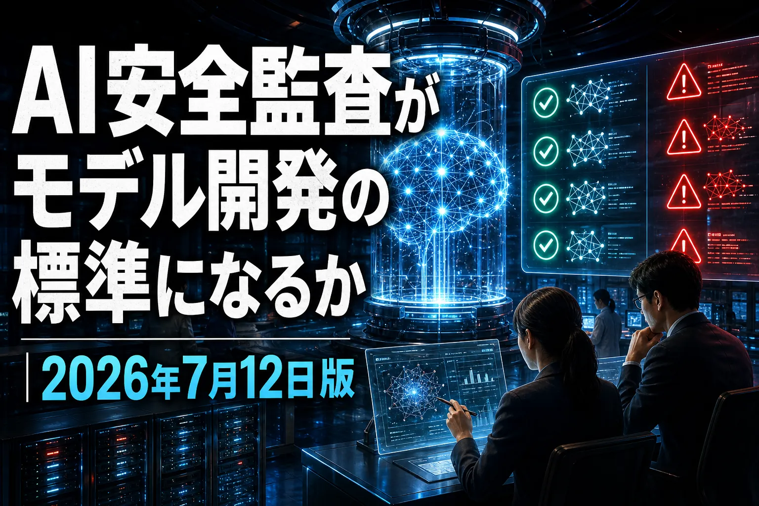 AI安全監査がモデル開発の標準になるか｜2026年7月12日版